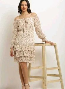 Off Shoulder Mini Dress