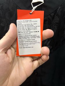 Urbanic Black Embroidered Shirt Size m