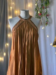 Boho Chic Halter Dress