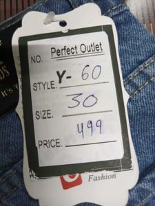 Y-60 Size 30 Straight Women Denim Jeans