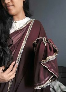 Elegant Brown Saree