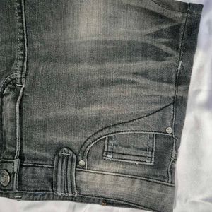 Micro Mini Denim Skirt