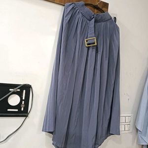 Pleated Midi Skirt