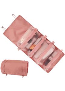 Roll-Up Hanging Makeup Pouch for Women