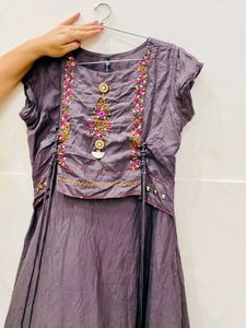 Embroidered Detail Dress