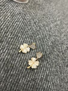 White Flower Earring
