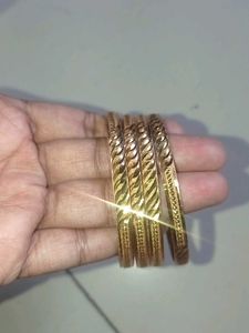 Set of 4 Gold-Tone Bangles