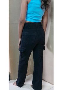 Black Cargo Pant