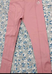 Mauve High-Waisted Active Leggings