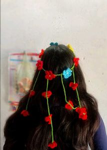 new crochet Tiara Daisy Flower Hair Accessory