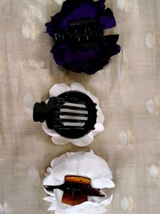 Floral Hair Clips - Elegant Accessories