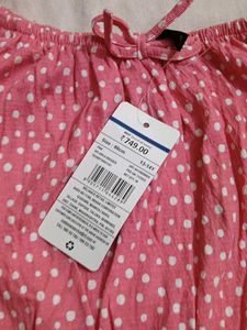 Cute Pink Polka Dot Dress
