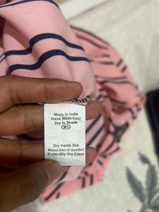 Pink Stripped Top