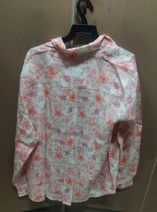 Floral Pure Linen Button Down Shirt