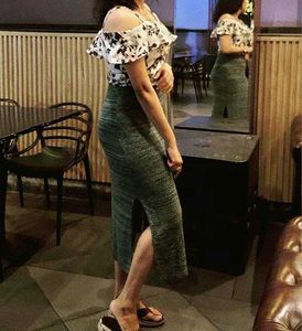 CODE 'Off - Shoulder'  Floral Casual Top