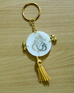 Ganesha Keychain _Round
