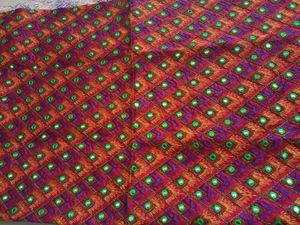 🔥Multicolored Unstitched Blouse Material