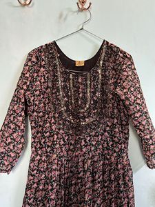 Vintage Floral Maxi Dress