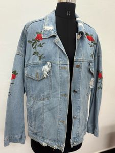 Embroidered Denim Jacket