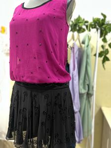 Pink &amp; Black Party Dress