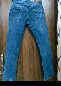 Dark Blue Slim Fit Jeans For Men