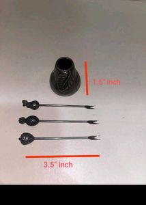 Vintage Silver Plated Fruit Fork