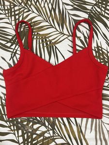 Red Crop Top