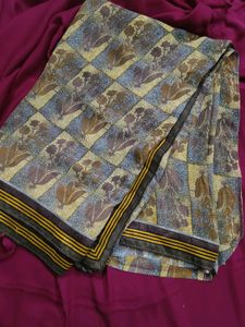 floral printed saree