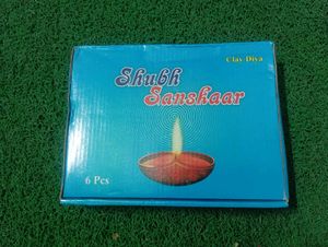 Decorative Clay Diyas(6)