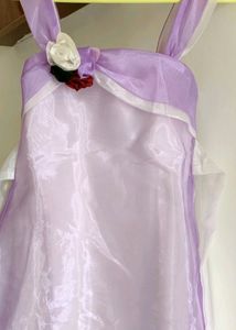 Brand new cute Lavender white sleeveless dress.