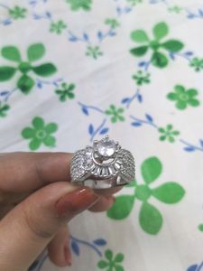 Shimmering Silver Ring Fix Price