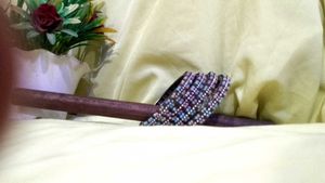 Colorful Beaded Bangle Set