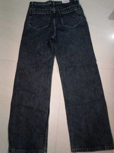 Ripped Wide Leg Jeans