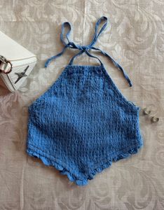 Halterneck Tied Top🩵