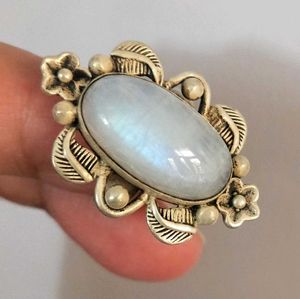 Sterling Silver Moonstone Ring