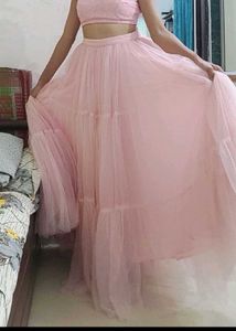 Pink Lehenga Choli Set