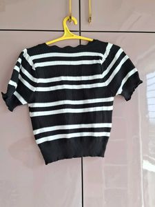 Striped Knit Top