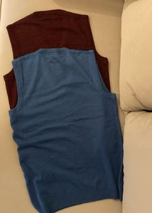 Two Sleeveless Sweaters