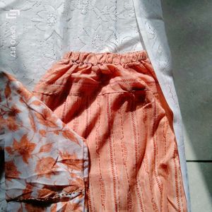 Flower Print Kurta Set