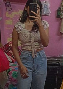 Floral Print Mini Dress