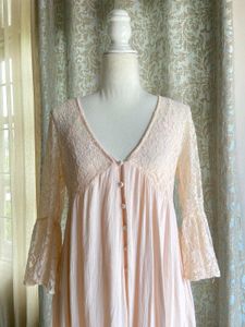 Lace Detail Mini Dress