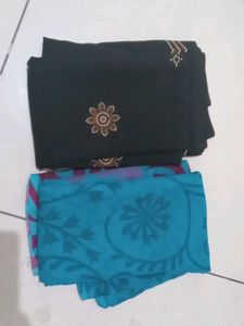 Black &amp; Blue Sarees