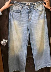 Studded Light Wash Denim Jeans