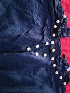 Elegant Navy Blue Top