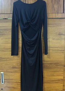 cutout Bodycon black dress