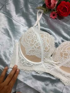 Ivory Lace Bra