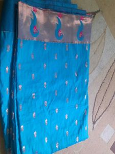 Blue Saree