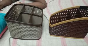 combo plastic storage tray