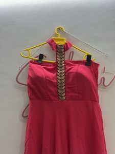 Elegant Pink Ethnic Gown/Anarkali