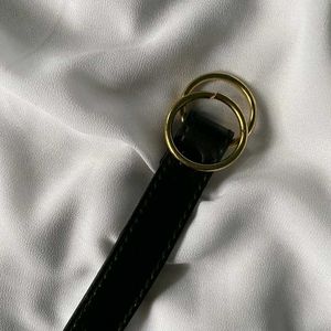 Black And Blue Two Woman Fashionable Belt
